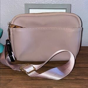 Elegant Pink Crossbody Bag